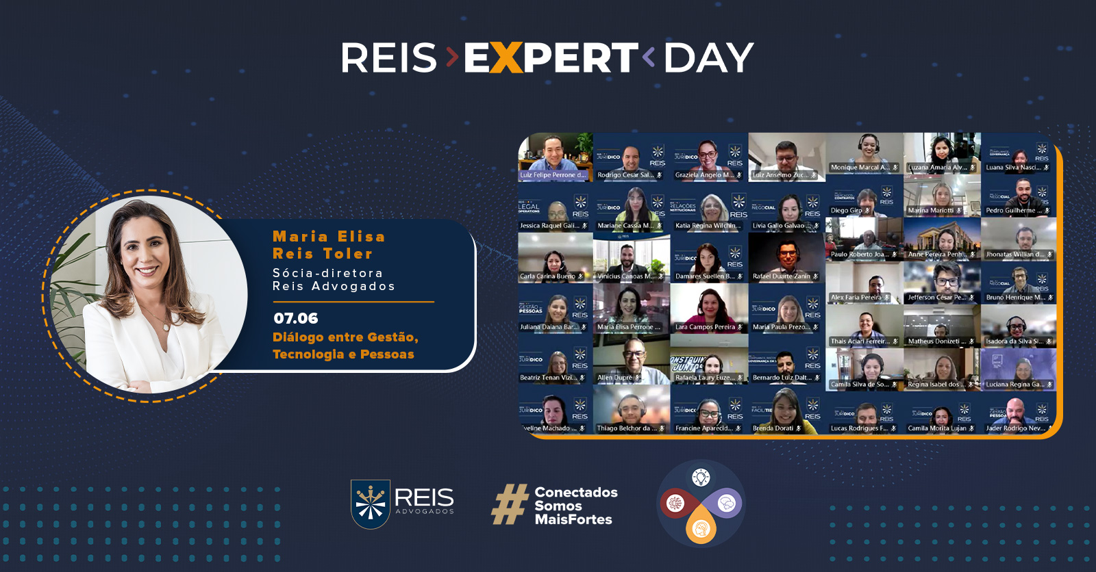 REIS EXPERT DAY • DIÁLOGO ENTRE GESTÃO, TECNOLOGIA E PESSOAS