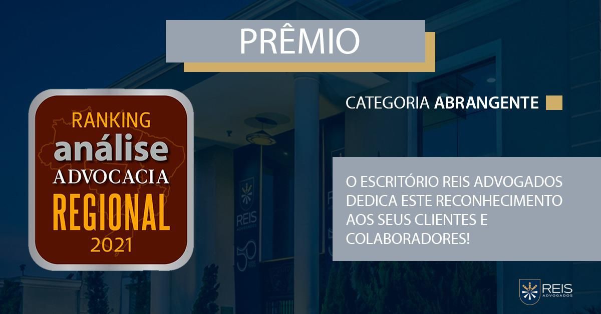 Reis Advogados (SP) conquista o pódio do ranking Análise Advocacia Regional 2021