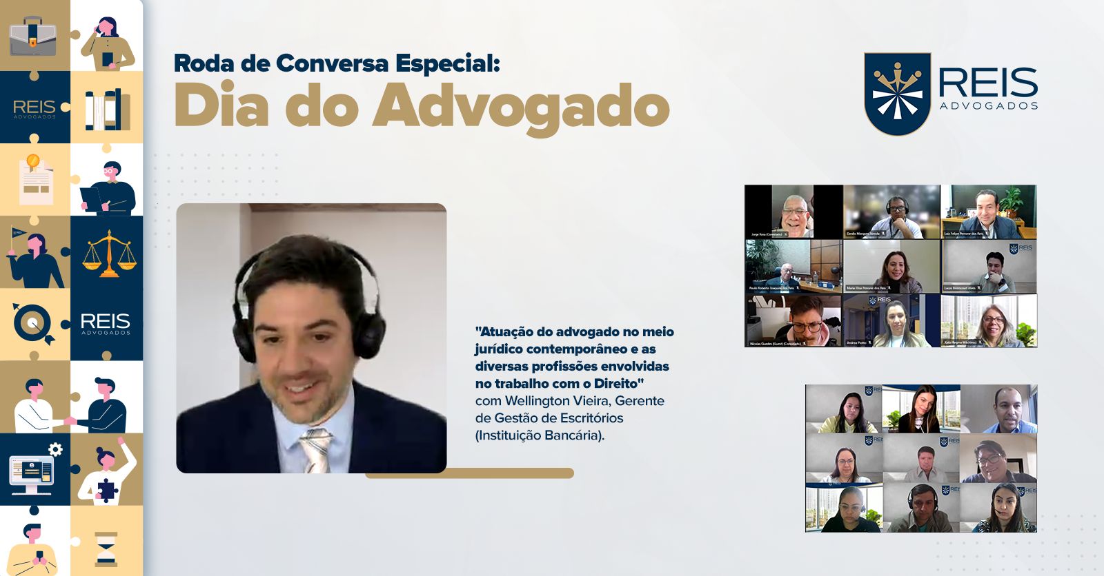 Reis Advogados promove roda de conversa no Dia do Advogado