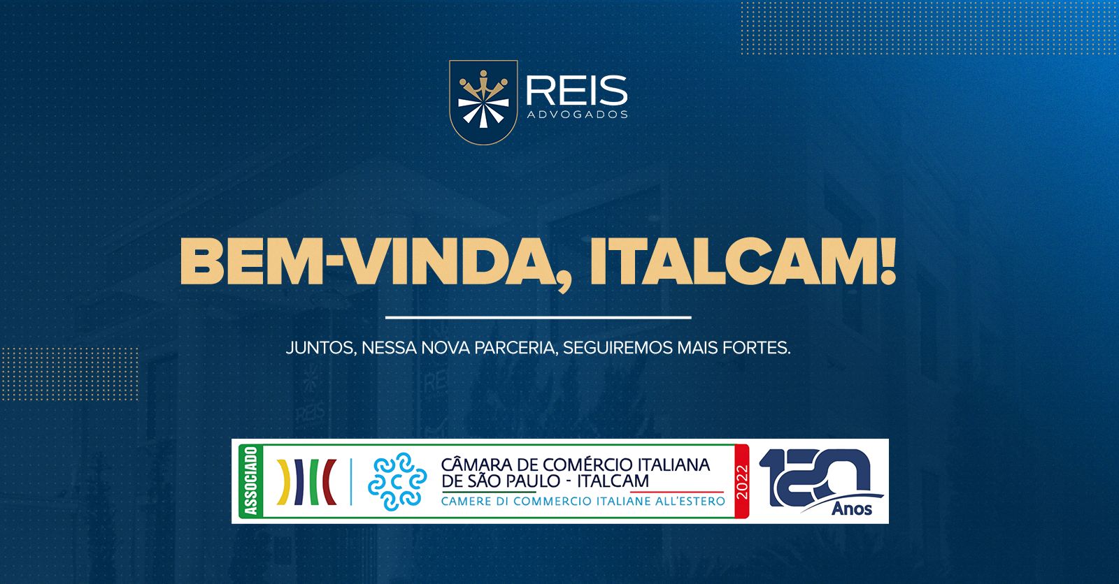 Reis Advogados firma parceria com a Italcam