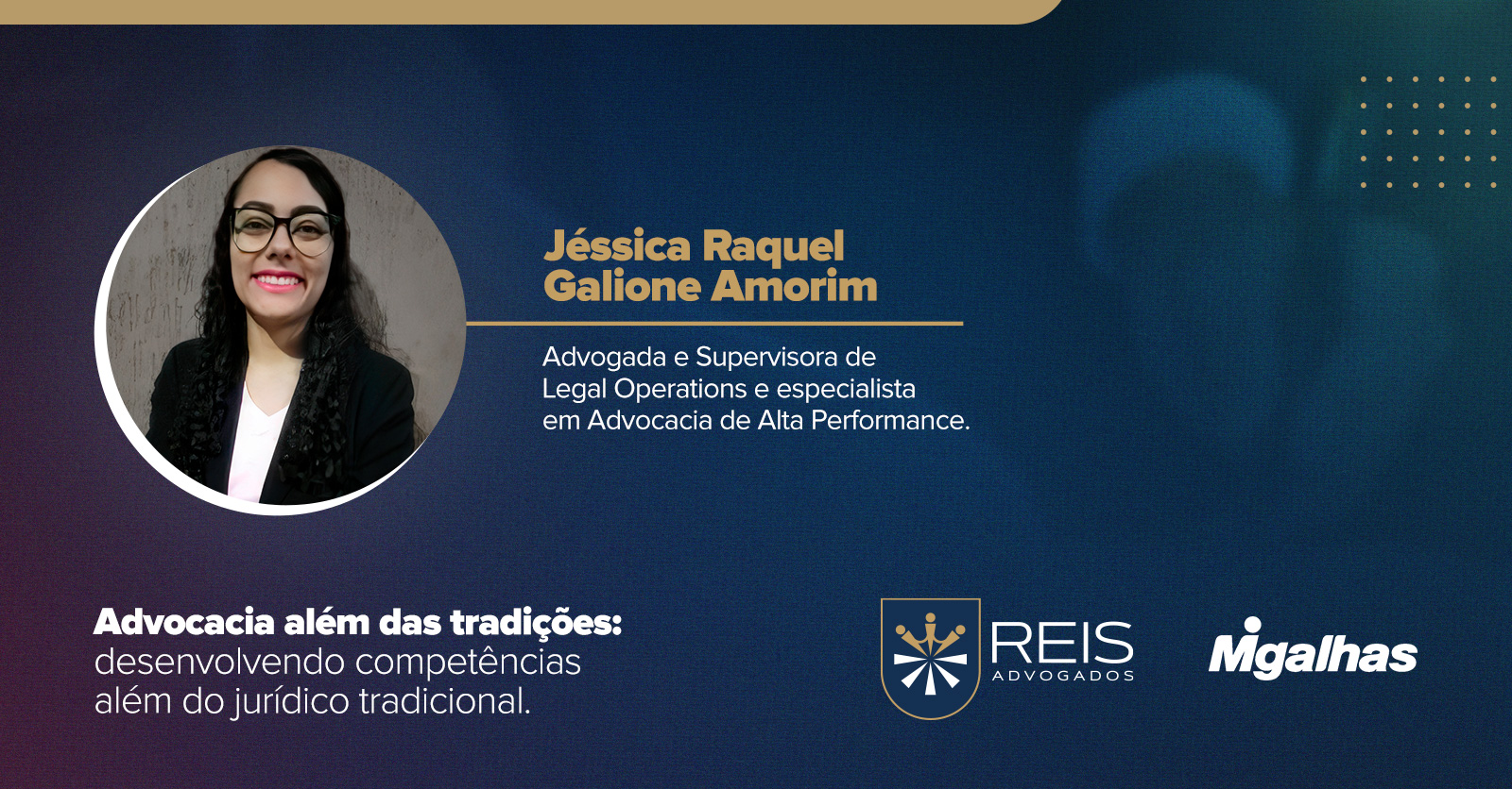 REIS NA MÍDIA • JESSICA AMORIN NO PORTAL MIGALHAS