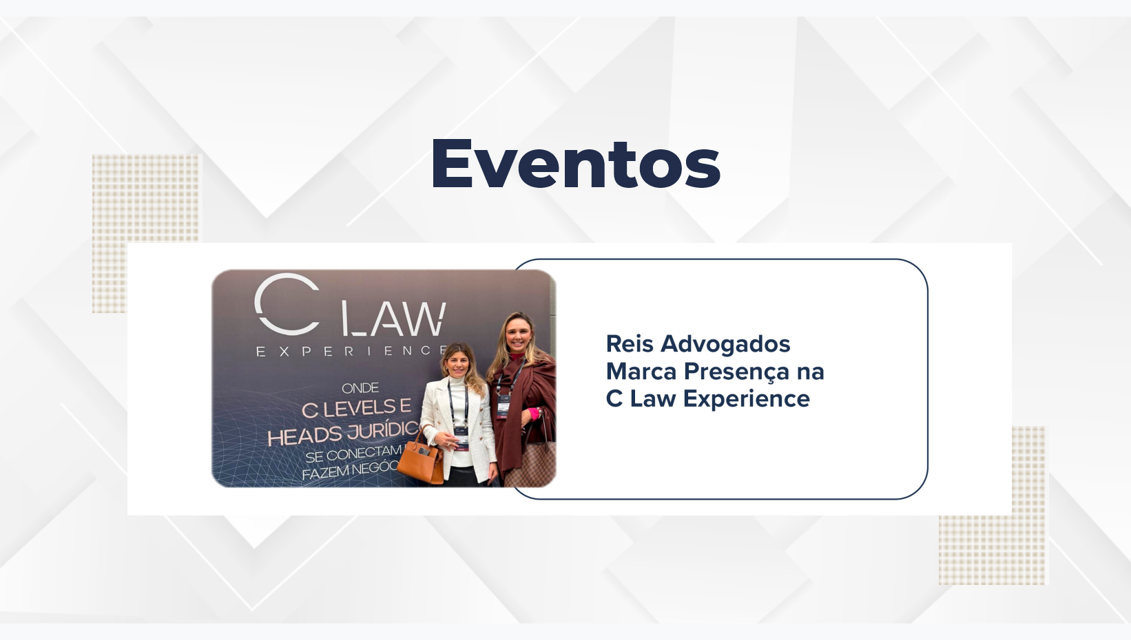 Participação na C Law Experience 