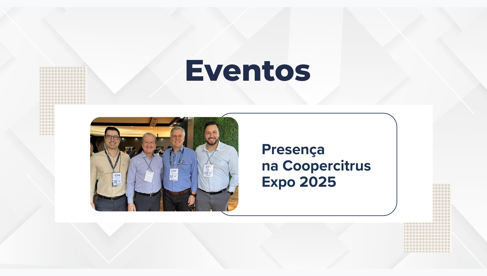 Presença na Coopercitrus Expo 2025 