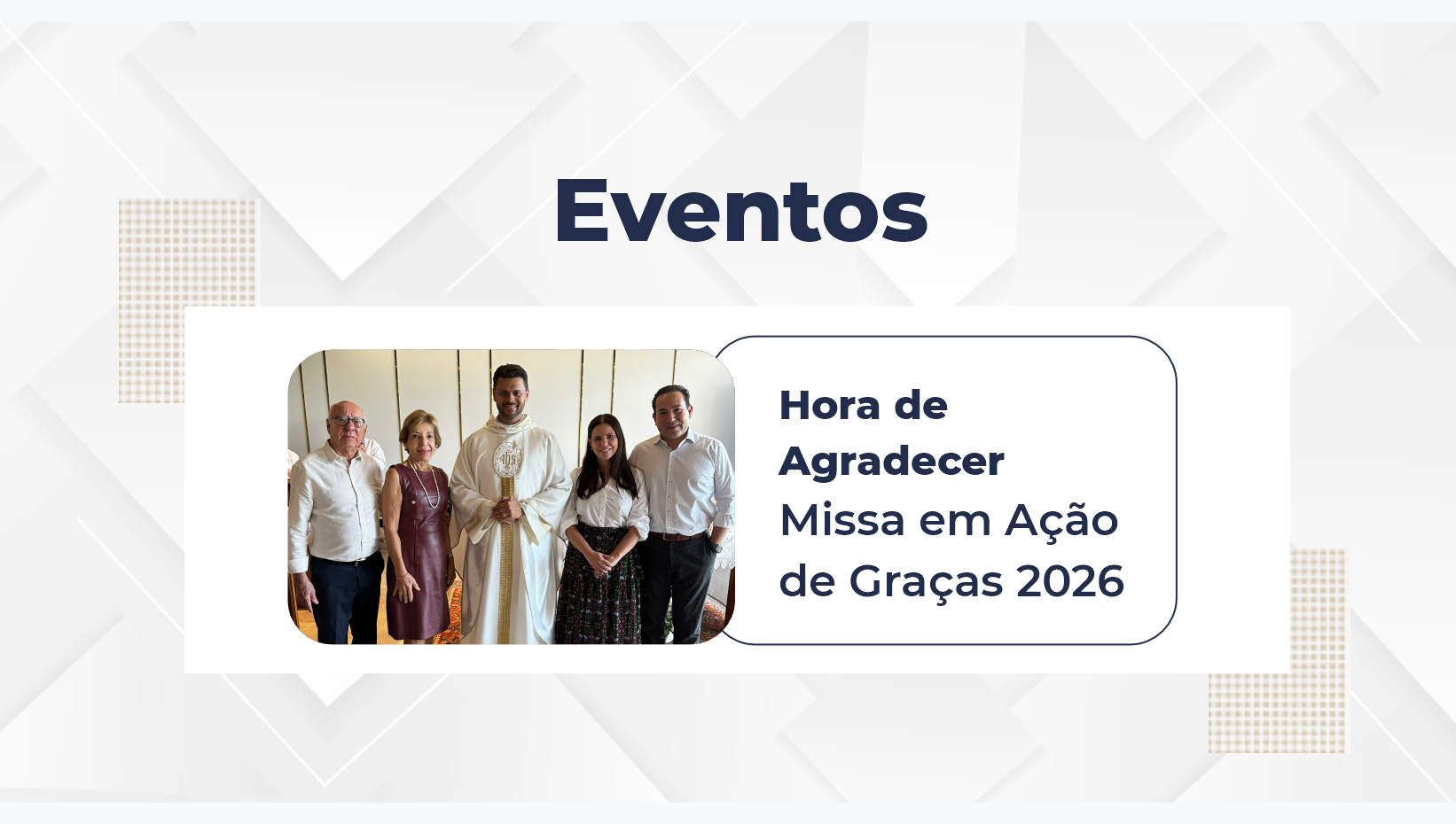 Celebração e gratidão