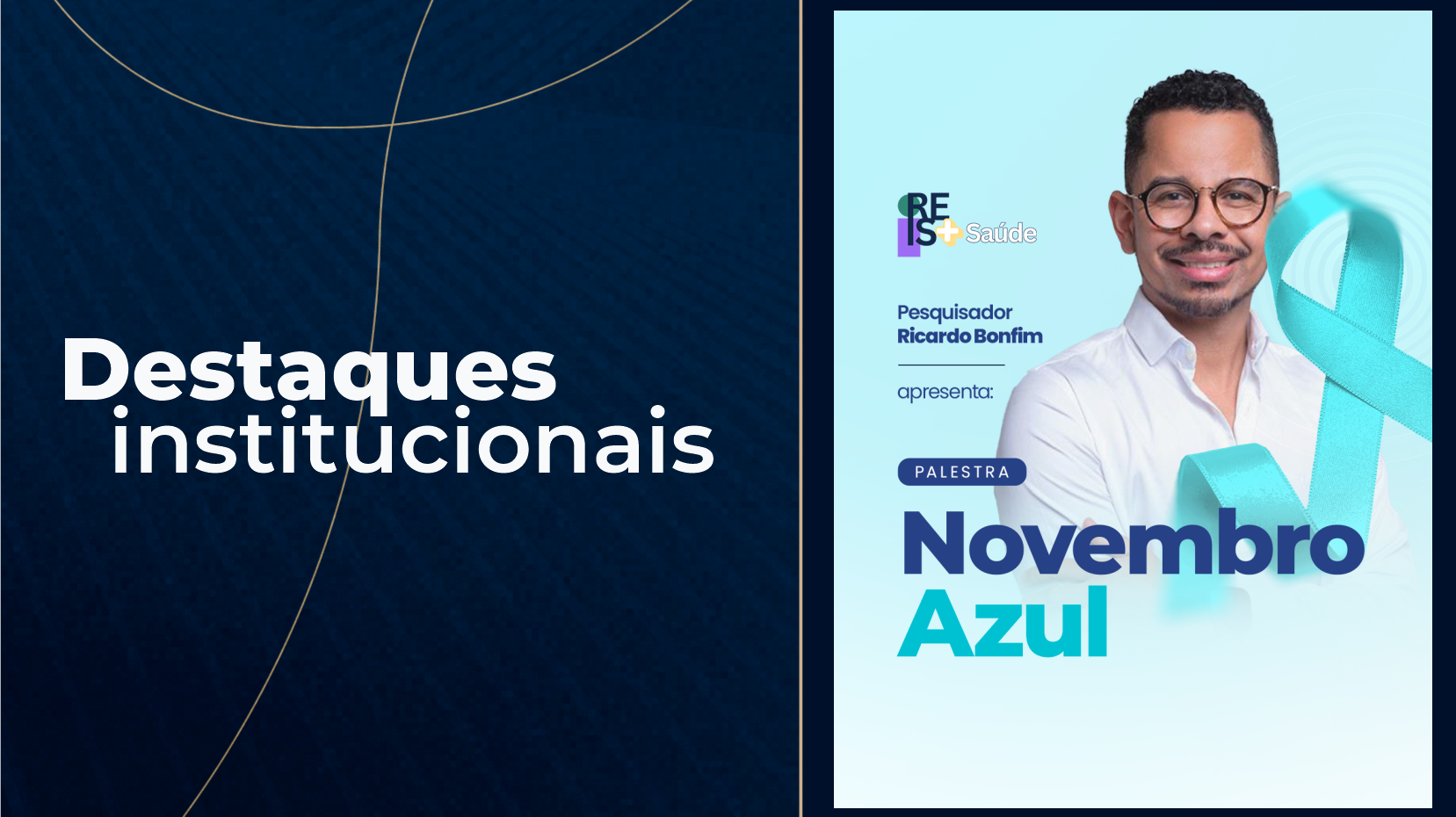 Conscientização sobre o câncer de próstata no Novembro Azul 