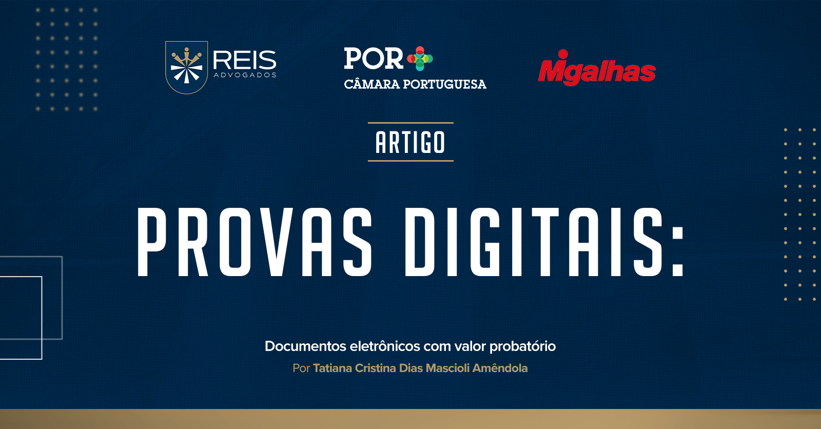 |Reis na Mídia| PROVAS DIGITAIS 