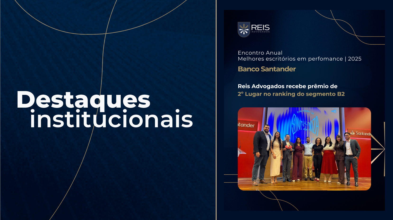 Segundo lugar no ranking geral do Santander